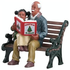 Сувенир фигурка Рождественские истории на лавочке Lemax