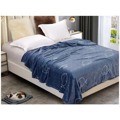 Плед Cleo "КАЛИФОРНИЯ" велсофт двуспальный 180*200 180/173-pf