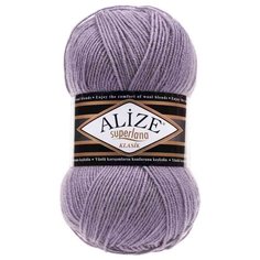 Пряжа Alize Superlana Classic (257 лаванда) 5 шт.