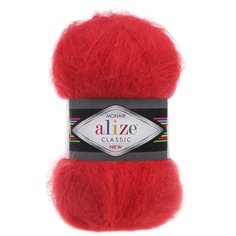Пряжа Alize Mohair Classic (56 красный) 5 шт.
