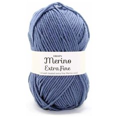 Пряжа DROPS Merino Extra Fine, цвет Синий, 4 мотка