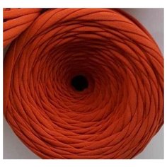 Трикотажная пряжа Цвет Кирпич, 2 мотка Knitka