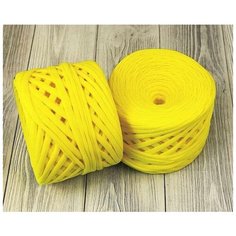 Трикотажная пряжа Цвет. Желтый, 2 мотка Knitka