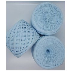 Трикотажная пряжа цвет светло-голубой, 2 мотка Knitka