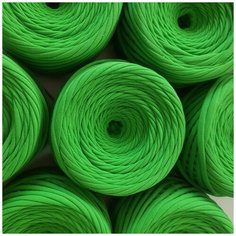 Трикотажная пряжа цвет новый зеленый, 2 мотка Knitka