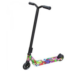 Самокат трюковой "Street Hit" Master Print с алюминиевыми колесами, граффити