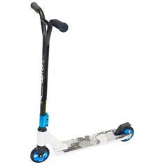 Самокат Трюковой "Street Hit" PRO Master бело-синий, с алюминиевыми колесами