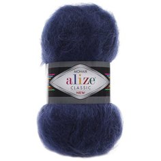 Пряжа Alize Mohair Classic (395 т.-синий) 5 шт.