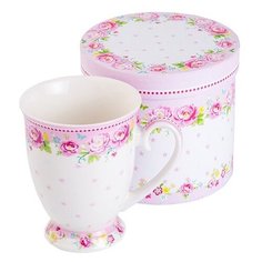 Кружка "Флоренция" в подарочной упаковке, розовая, объем 0,2 л Wintergreen Tea&Coffee
