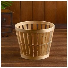 Корзина бамбук "Куват" 23x23x19см 5013626 Сима ленд