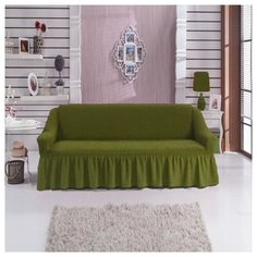 Чехол на 3-местный диван, зеленый Karbeltex