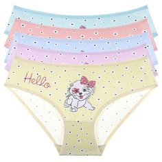 Трусы для девочек 41559TK, Цвет: Микс, Размер: 6/7, 5шт. в упаковке Donella