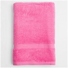 Полотенце банное, купальное для тела, лица, рук AMARO HOME 65*130 розово-красный