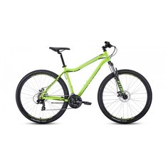 FORWARD Горный (MTB) велосипед FORWARD Sporting 29 2.2 Disc ярко-зеленый/черный 19" рама (2021)