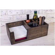 Большая подставка с диспенсером под салфетки 165мм Foxwoodrus