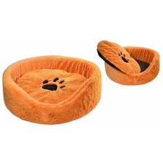 Лежак для собак и кошек ZooM Lisa 40х40х16 см рыжий
