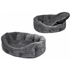 Лежак для собак и кошек ZooM Puma 62х50х18 см серый