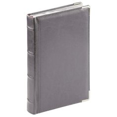 Ежедневник Bruno Visconti Boss полудатированный, искусственная кожа, А5, 208 листов, серый