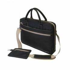 CROSS CASE CC15-012 Сумка для ноутбука чёрно-бежевая (15.6", нейлон)