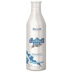 OLLIN Professional крем-шампунь Cocktail Bar Milk Shake Молочный коктейль Увлажнение волос, 500 мл