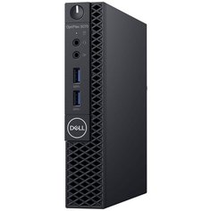 Настольный компьютер DELL Optiplex 3070 Micro (3070-5529) Slim-Desktop/Intel Core i5-9500/8 ГБ/1 ТБ HDD/Intel UHD Graphics 630/Windows 10 Pro черный