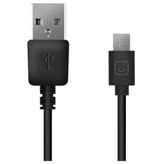Кабель Deppa Prime Line USB - microUSB (7208) 2 м, черный