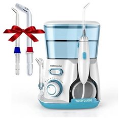 Ирригатор Waterpulse V-300 + 2 насадки, бирюзовый