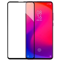 Защитное стекло для Xiaomi Redmi Note 9 полноклеевое черная рамка Bora Sco