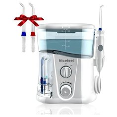 Ирригатор Nicefeel FC 188G, Белый + Подарок (+2 насадки)
