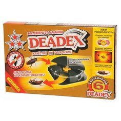 DEADEX DEA2 Контейнеры от тараканов New 6 шт.