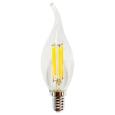 ЛАМПОЧКА СВЕТОДИОДНАЯ ФИЛАМЕНТНАЯ GIS_SOLAR C35W-E14-6Вт-6000К-220В