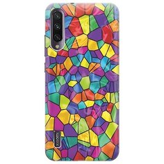 Ультратонкий силиконовый чехол-накладка для Xiaomi Mi A3 / CC9e с принтом "Яркая мозаика" Gosso