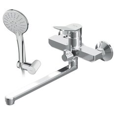 Смеситель для ванны и душа AM.PM X-Joy F85A95000 излив 300 мм, с душевым набором