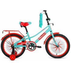 Велосипед FORWARD AZURE 20 (рост 10.5" 1ск.) зеленый/красный