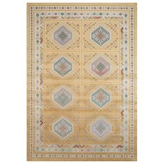 Ковер бельгийский Kover.ru SPRING SOUL 00G012-GLD, Вискоза 1.5x0.8