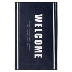 Коврик универсальный LUCKY, 50х80см, чёрный/белый