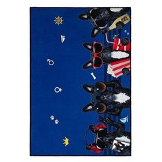 Коврик универсальный LUCKY, 60х90см, тёмно-синий