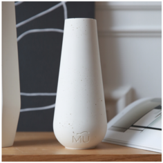 Декоративная ваза Sophia MUSKO / Экобетон / Белая