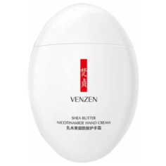 Премиум восстанавливающий крем для рук с никотинамидом и маслом ши VENZEN Shea Butter Nicotinamide Hand Cream (60г)