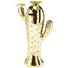 KARE Design Копилка Cactus, коллекция "Кактус" 19*30*10, Полирезин, Золотой