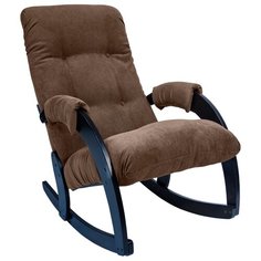 Кресло-качалка, обивка Verona Brown, каркас венге, модель 67 ЭкоДизайн
