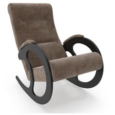 Кресло-качалка, обивка Verona Brown, каркас венге, модель 3 ЭкоДизайн