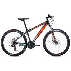 Велосипед 26 Forward Flash 26 2.2 disc Серый матовый/Ярко-зеленый 20-21 г, 19 RBKW1M16G043