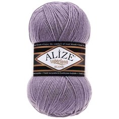 Пряжа Alize Superlana Classic (257 лаванда) 5 шт.