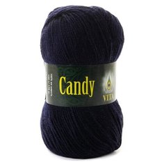 Пряжа VITA Candy, цвет 2502 - Темно-синий, 5 мотков