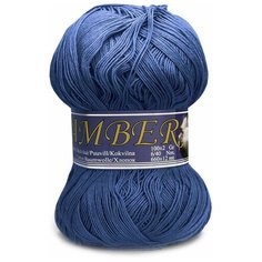 Пряжа Midara Amber, цвет синий, 5 мотков