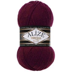 Пряжа Alize Superlana Classic (495 свекольный) 5 шт.
