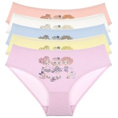 Трусы для девочек 4171WKK, Цвет: Микс, Размер: 2/3, 5шт. в упаковке Donella