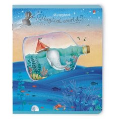 Тетради 48 листов "ВОЛШЕБНЫЕ МИРЫ". Набор 5 шт. Цена за 5 штук. Альт