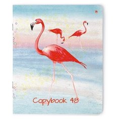 Тетради 48 листов "ФЛАМИНГО". Набор 5 шт. Цена за 5 штук. Альт